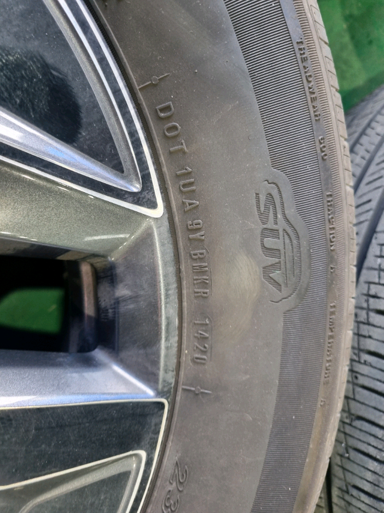 쏘렌토 17인치휠 휠 타이어 이미지