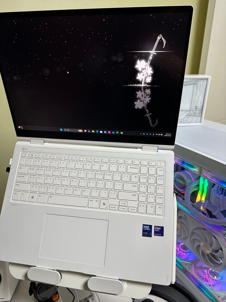 2025 LG그램360프로 16인치 풀박 S급 신품급 이미지