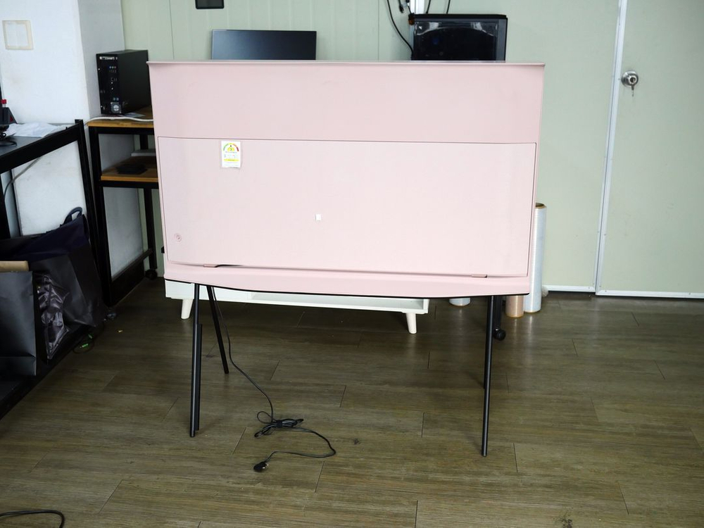 삼성 더 세리프 55인치 QLED TV 티비 KQ55LSB01PFXKR 블라썸핑크 이미지