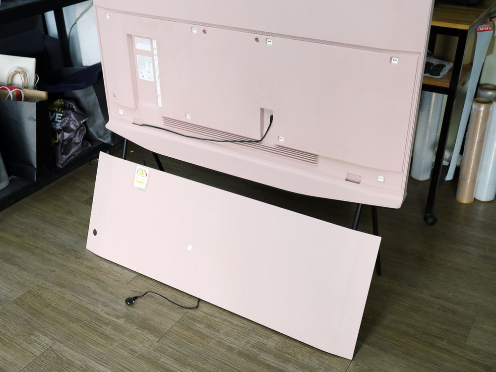 삼성 더 세리프 55인치 QLED TV 티비 KQ55LSB01PFXKR 블라썸핑크 이미지