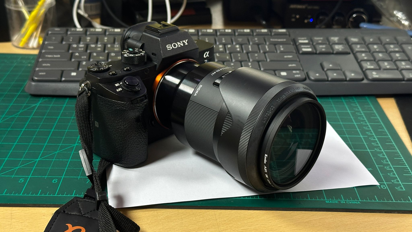 풀프레임 미러리스 카메라 A7S2 시그마아트 35mm F1.4 렌즈 세트 이미지