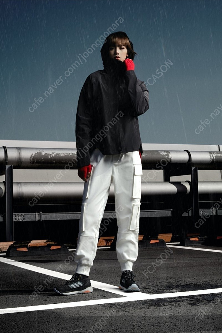 [M]아디다스 마이쉘터자켓 바람막이 레인자켓 블랙 초판 이미지