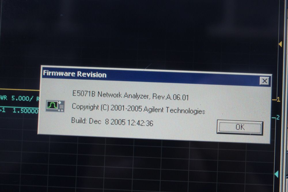 Agilent 애질런트 네트워크 분석기 E5071B 계측기 이미지