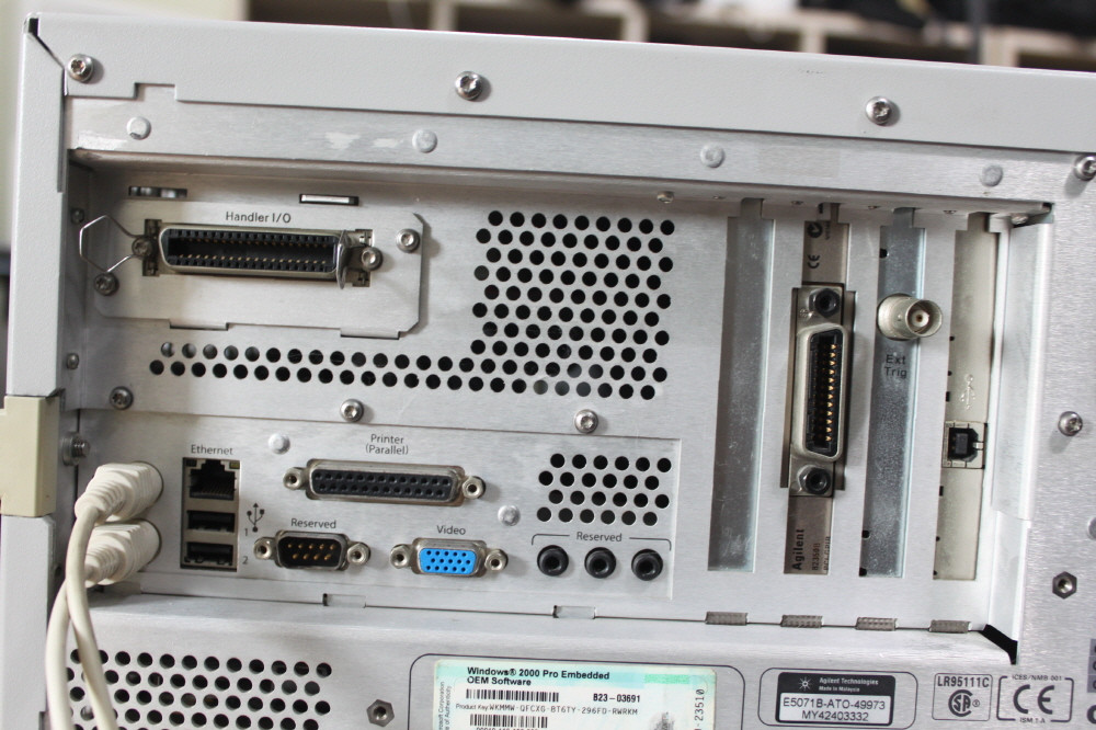 Agilent 애질런트 네트워크 분석기 E5071B 계측기 이미지