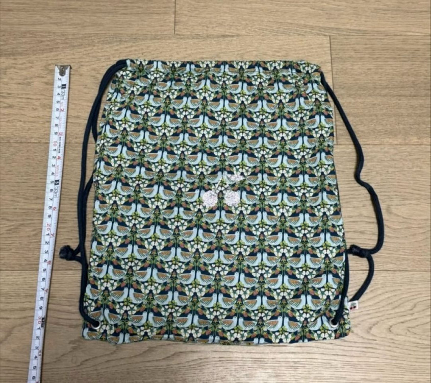 봉쁘앙 백팩 체리 프린티드 백 럭색 이미지