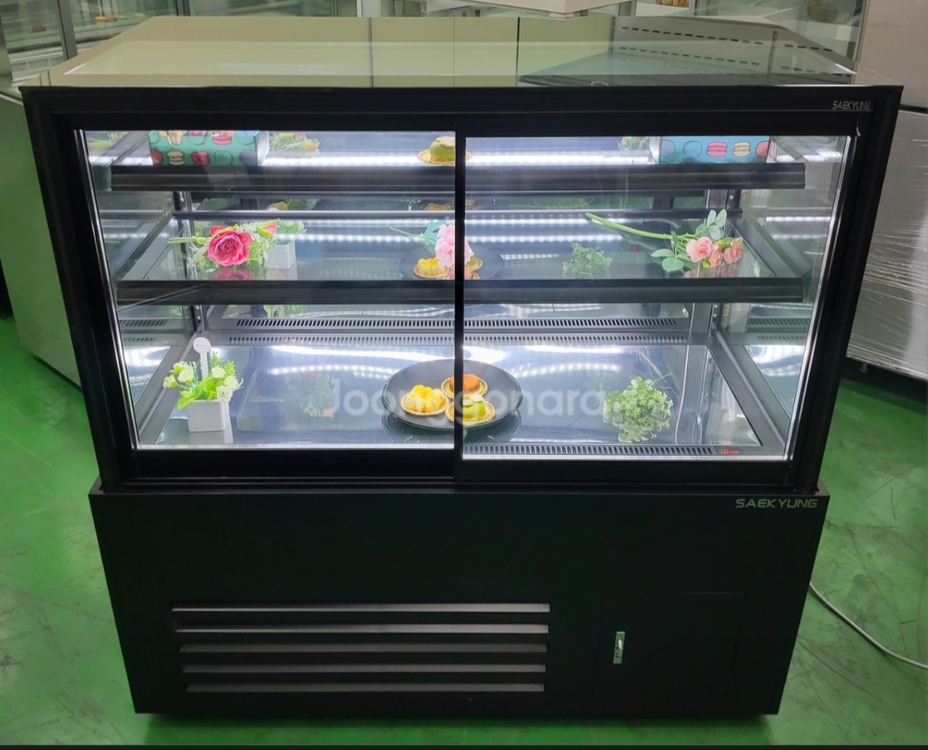 앞문형 정육 숙성 반찬 케잌 디저트 베이커리 냉동냉장 쇼케이스 저온콤프 이미지