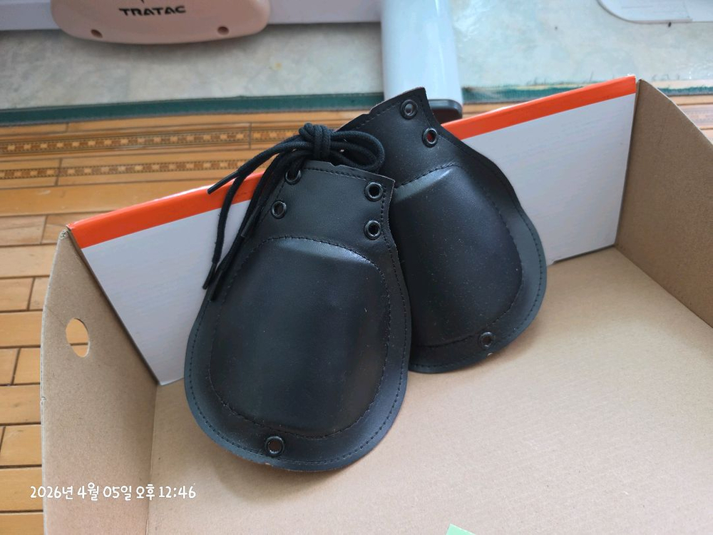 미사용 하푼 안전화(절연화) + 그네식 안전벨트+발등보호대 이미지