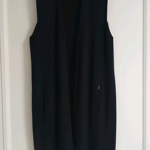 헤지스 블랙 니트 롱 베스트 (모100%)상태최상 이미지