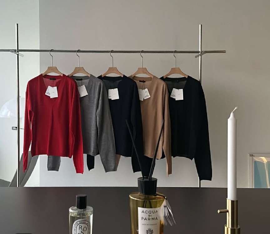 엔비마켓 OAAH 브이넥 그레이, 프리사이즈 이미지