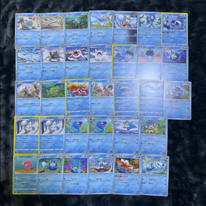 포켓몬 카드 물/얼음 타입 일괄 33장 판매 이미지