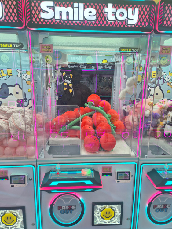 스마일토이 1인용_인형뽑기기계 3대판매(거의 새상품) 이미지