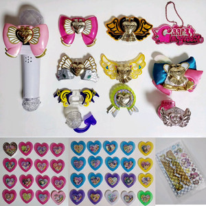 고전 문구 완구 아이돌타임 프리파라 아이파라 픞 프리채널 픛 3기 샤이니 네온 쥬얼 주얼 마이크 세트 일괄 판매 이미지