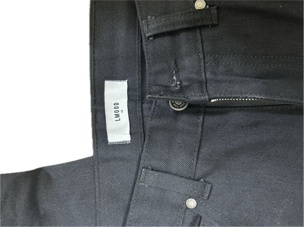 엘무드 아키라 플레어핏 데님팬츠 블랙 44 이미지