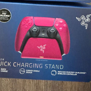 ps5 레이저사 듀얼센스 레드 충전거치대 새제품 이미지
