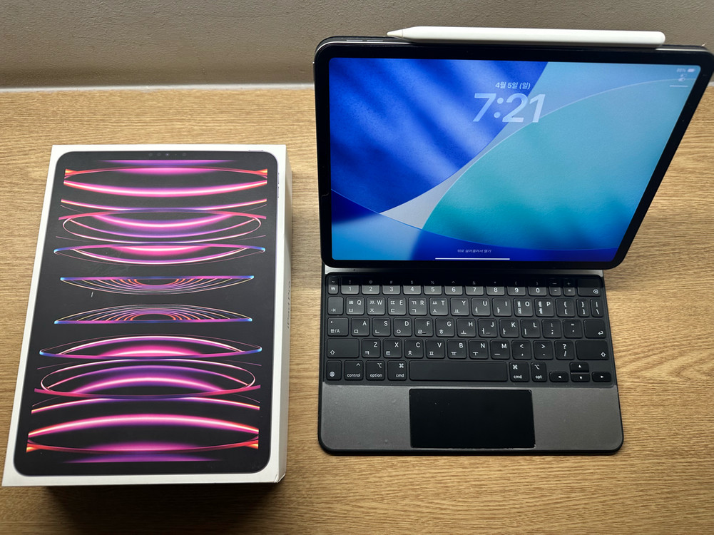 아이패드 프로 11인치 4세대 M2(매직키보드+애플펜슬) 이미지