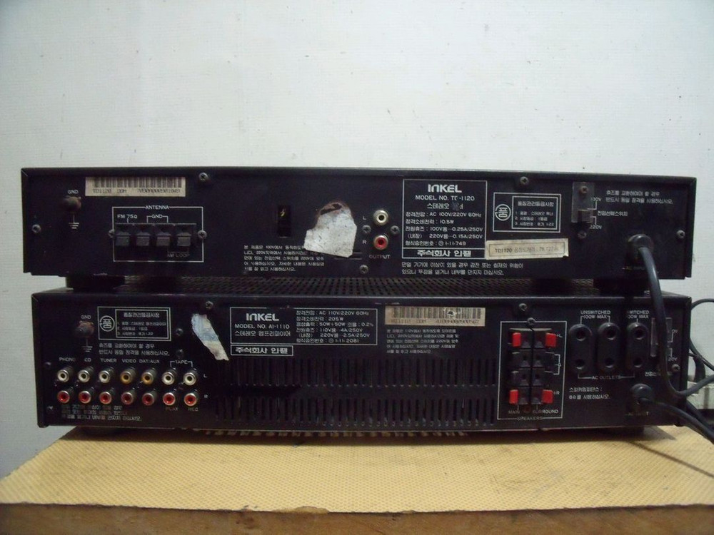인켈튜너..앰프 ㅡ부품용 이미지