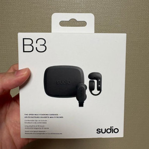 Sudio B3 골전도 이어폰 블랙 새제품 이미지