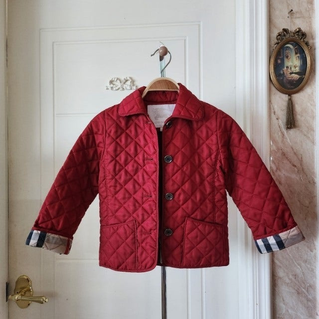 새상품급. (5y) 버버리칠드런 퀼팅 누빔 자켓 / 키즈 몽클레어 구찌 펜디 셀린느 디올 이미지