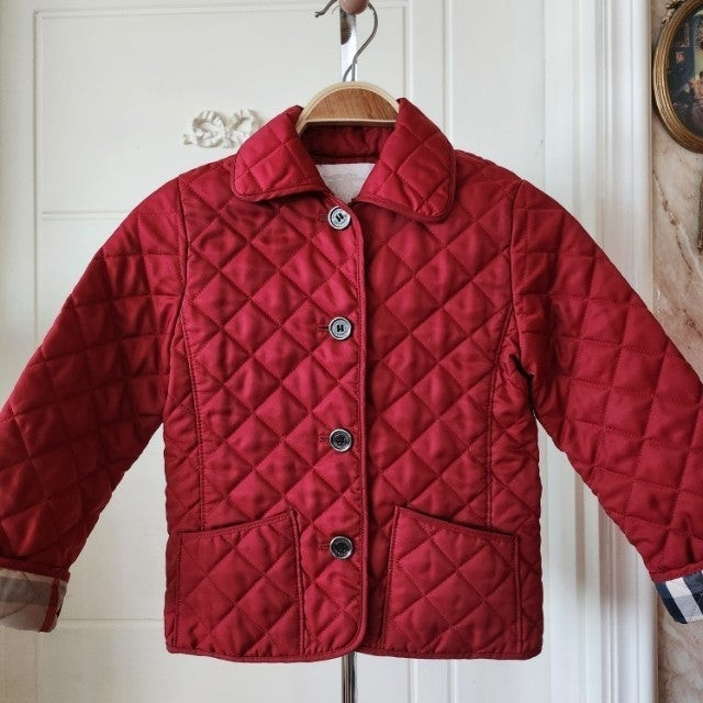 새상품급. (5y) 버버리칠드런 퀼팅 누빔 자켓 / 키즈 몽클레어 구찌 펜디 셀린느 디올 이미지