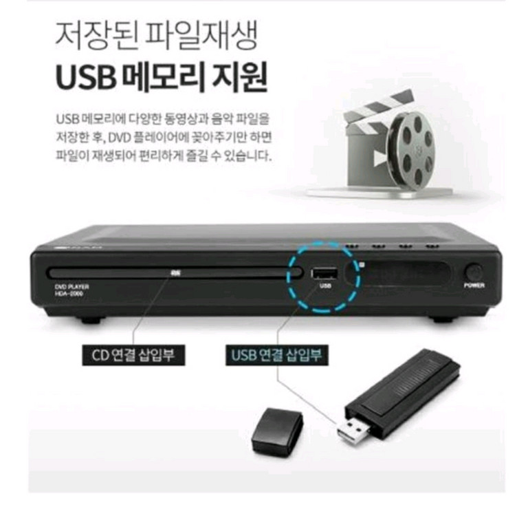 새제품 아남 Anam HDA-3000 고화질 DVD플레이어,CD플레이어 영화/음악/무비 이미지