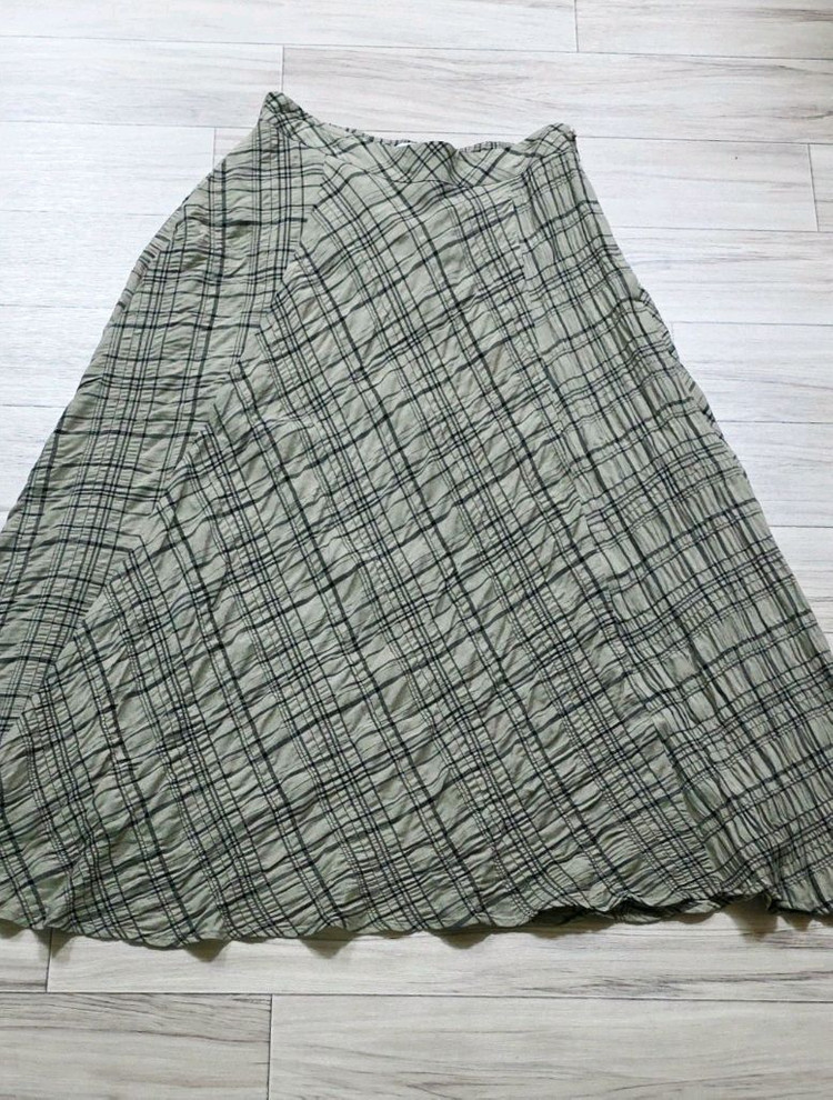 한섬 DKNY pure A라인 체크 스커트 이미지