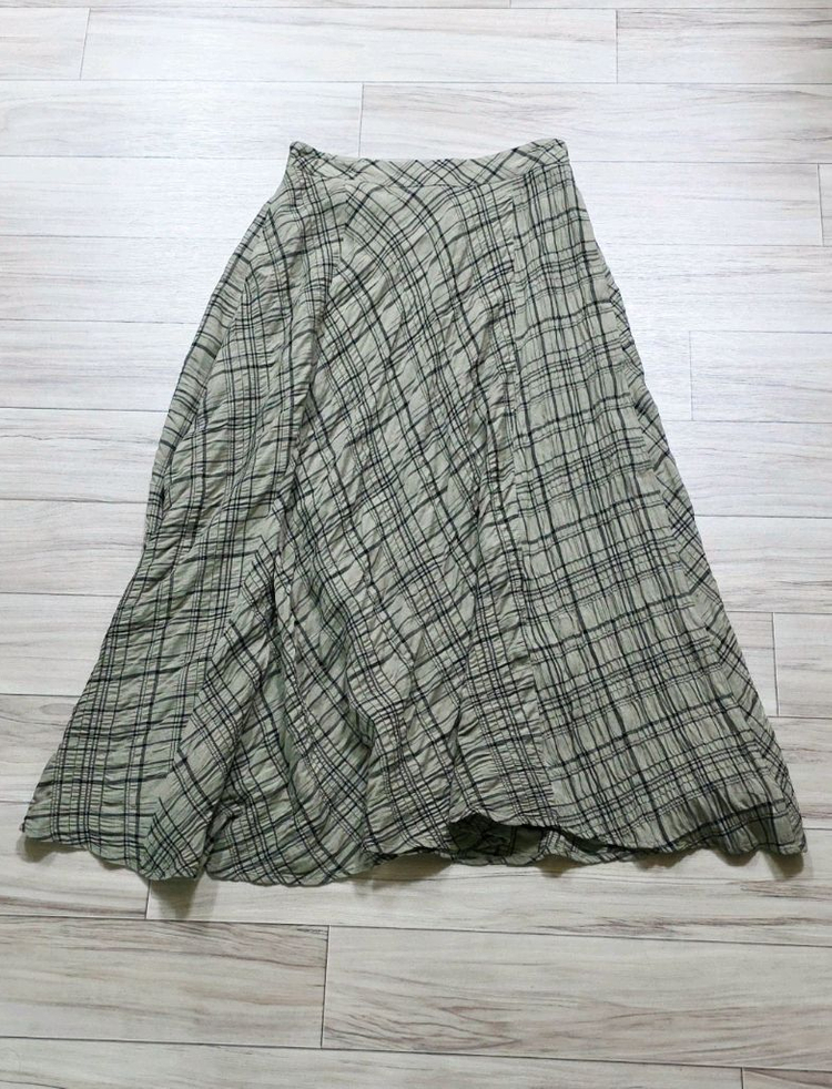 한섬 DKNY pure A라인 체크 스커트 이미지