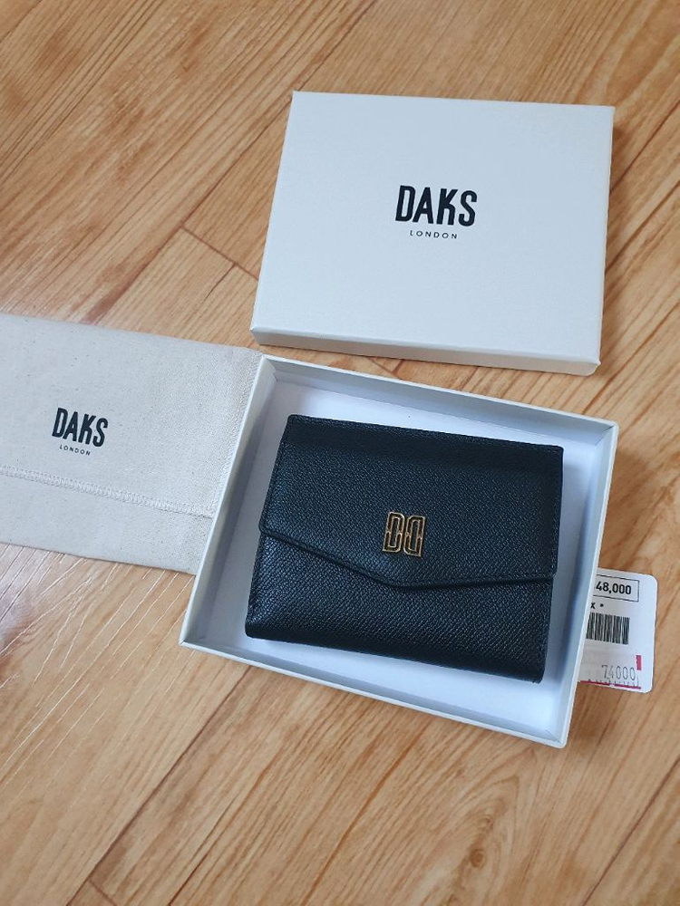 (새상품) 닥스 반지갑 블랙 무료배송 이미지