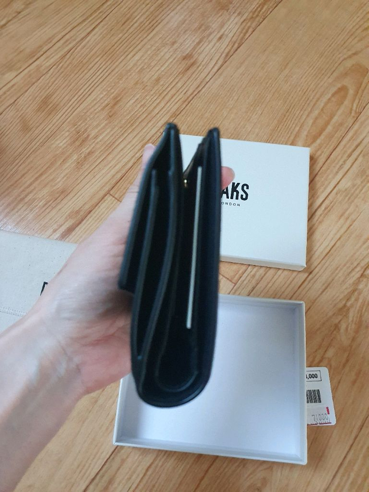 (새상품) 닥스 반지갑 블랙 무료배송 이미지