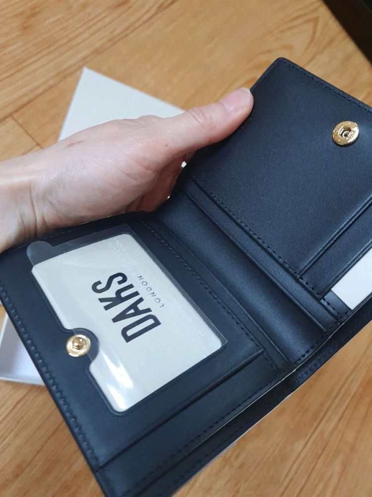 (새상품) 닥스 반지갑 블랙 무료배송 이미지