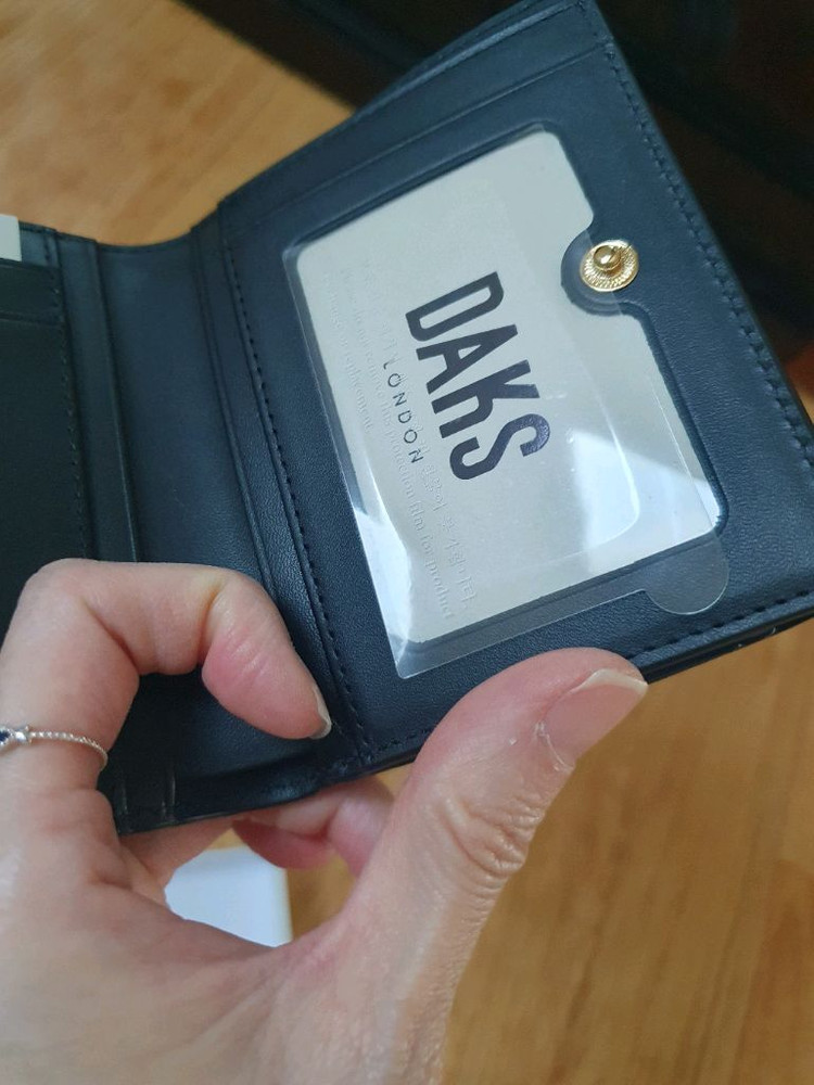 (새상품) 닥스 반지갑 블랙 무료배송 이미지