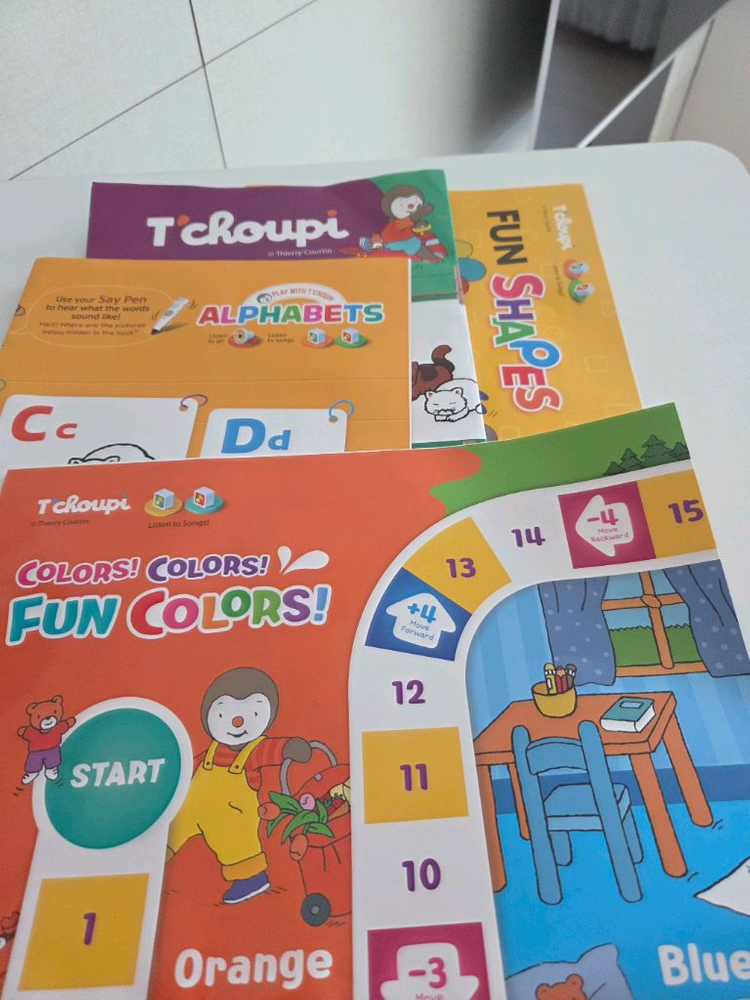 추피 영어 영문 리뉴얼 스티커북+택포 이미지