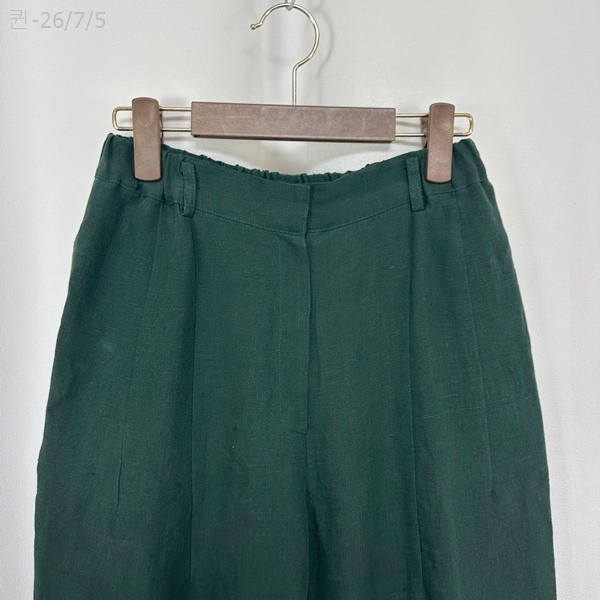 생활한복 여성 보세 마100% 뒨밴딩 린넨바지 66 이미지