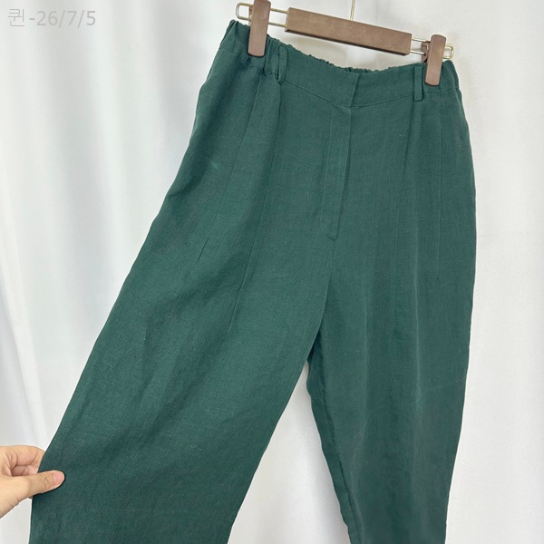 생활한복 여성 보세 마100% 뒨밴딩 린넨바지 66 이미지