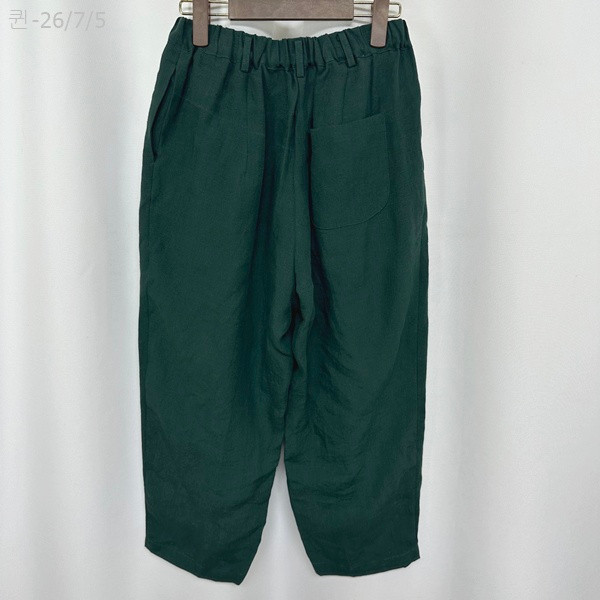 생활한복 여성 보세 마100% 뒨밴딩 린넨바지 66 이미지