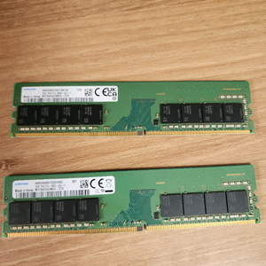 삼성 DDR4 16g 2666 2개 램 데스크탑 메모리 단면 이미지