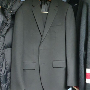 남성 검정색 정장 세트 100/32 블랙 수트 셋업 이미지