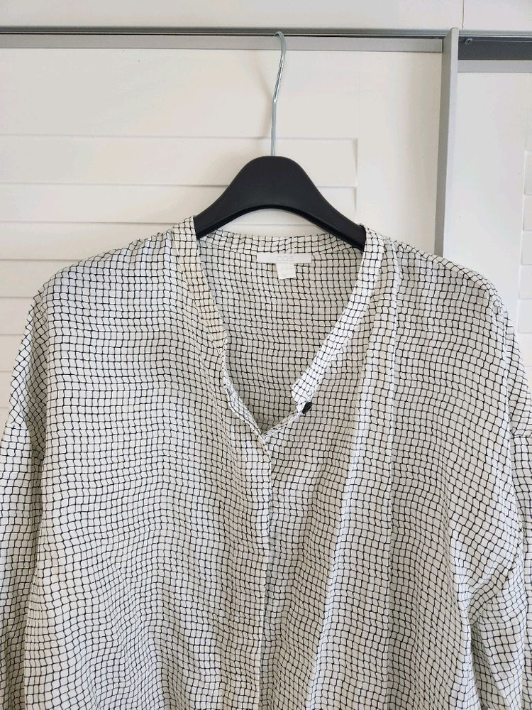 COS 바둑무늬 패턴 셔츠 이미지