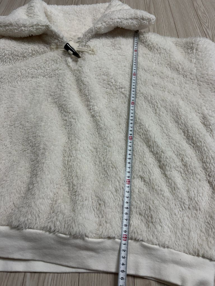 단면측정ㅇ,상태좋음) 에이블리 디프니 deepny 카라 뽀글이 털 퍼 니트 맨투맨 스웨터 free 44556677 이미지