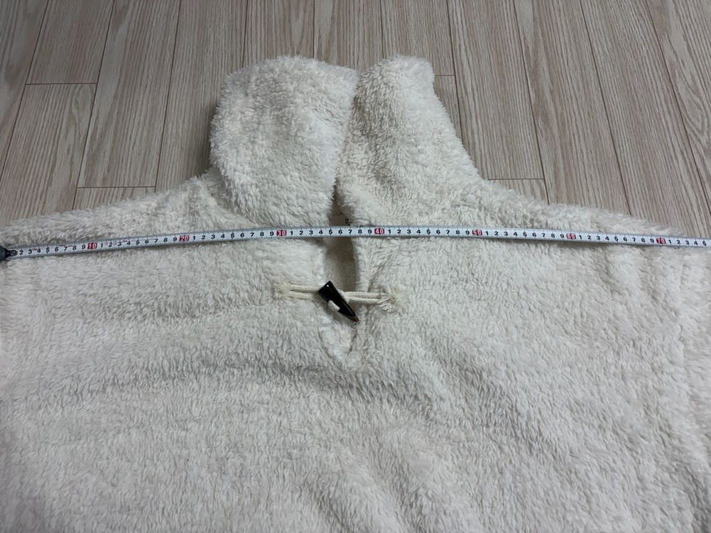 단면측정ㅇ,상태좋음) 에이블리 디프니 deepny 카라 뽀글이 털 퍼 니트 맨투맨 스웨터 free 44556677 이미지