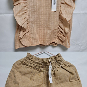 (새상품) 수어플룸 코코 쇼츠 허니 4y + 수어플룸 날개 블라우스 Emeline Blouse, Farro 6y 이미지