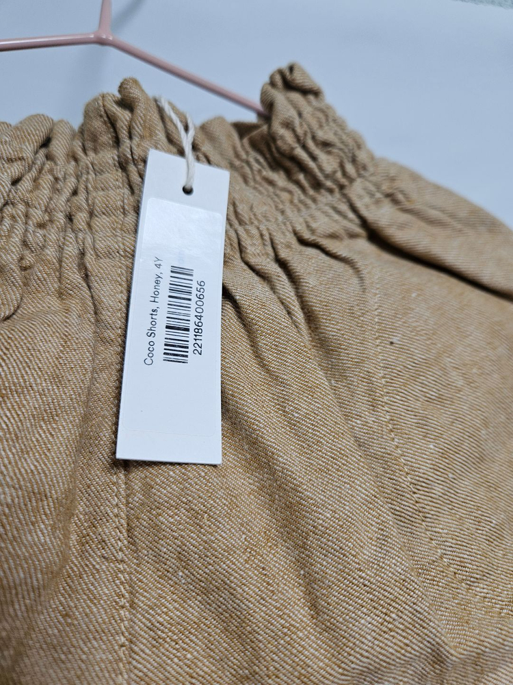 (새상품) 수어플룸 코코 쇼츠 허니 4y + 수어플룸 날개 블라우스 Emeline Blouse, Farro 6y 이미지