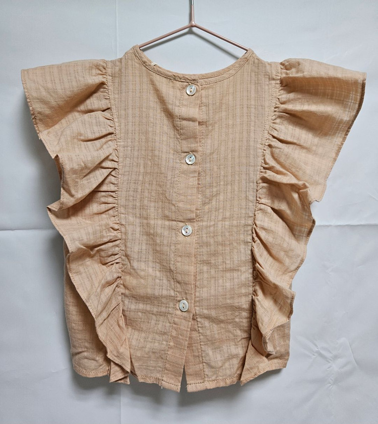 (새상품) 수어플룸 코코 쇼츠 허니 4y + 수어플룸 날개 블라우스 Emeline Blouse, Farro 6y 이미지