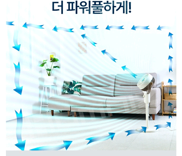 새상품 선풍기 프리미엄 스탠즈 에어서큘레이터 초급처 이미지