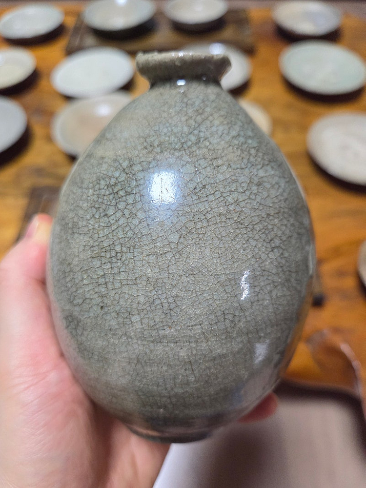 고미술품 고려시대 초기 고려청자 도쿠리병 이미지