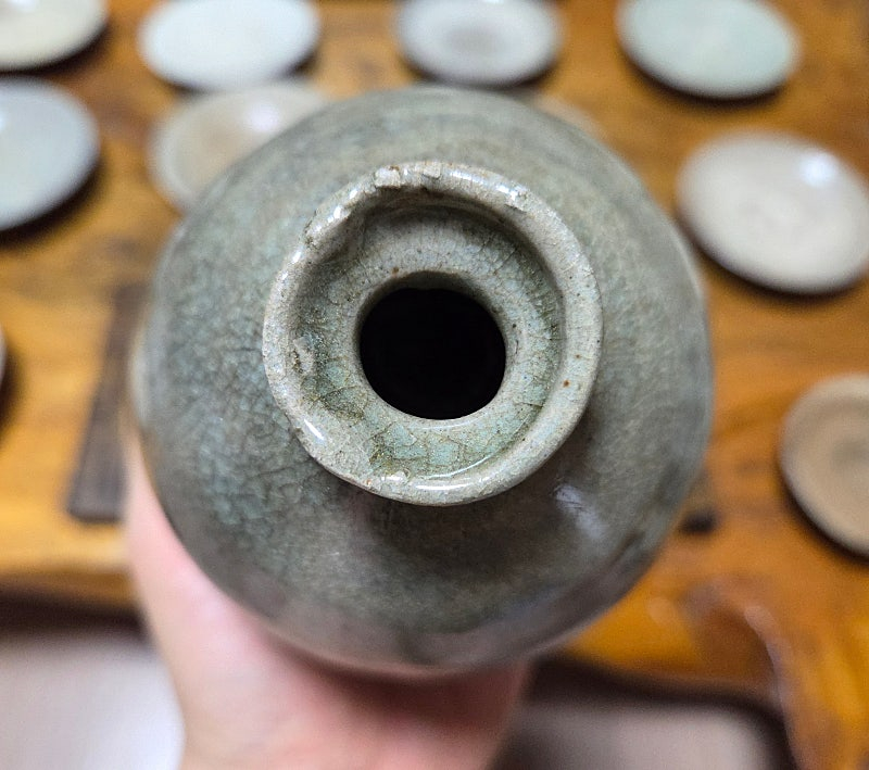 고미술품 고려시대 초기 고려청자 도쿠리병 이미지