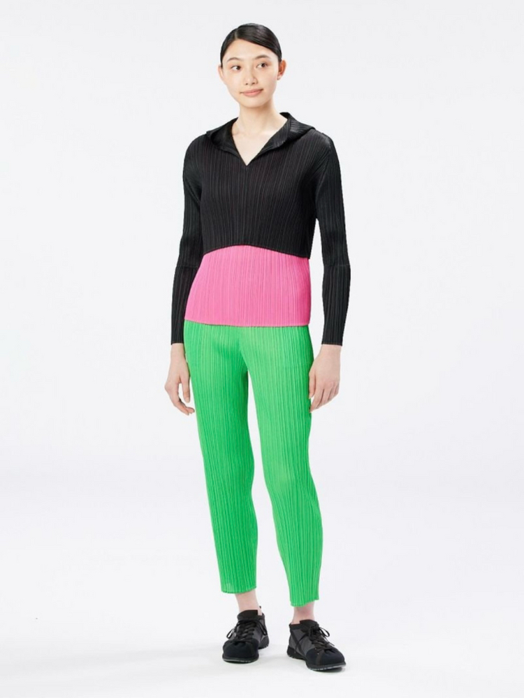 플리츠플리즈 4월 먼슬리 후드 크롭탑 이미지