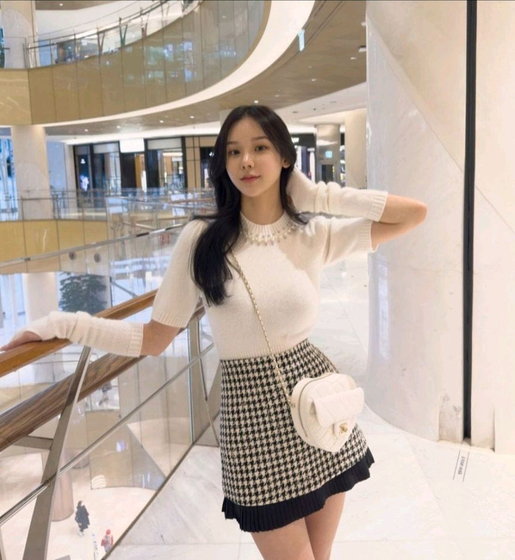 제이지쇼룸 엉넬 하운드 체크 미니스커트 이미지