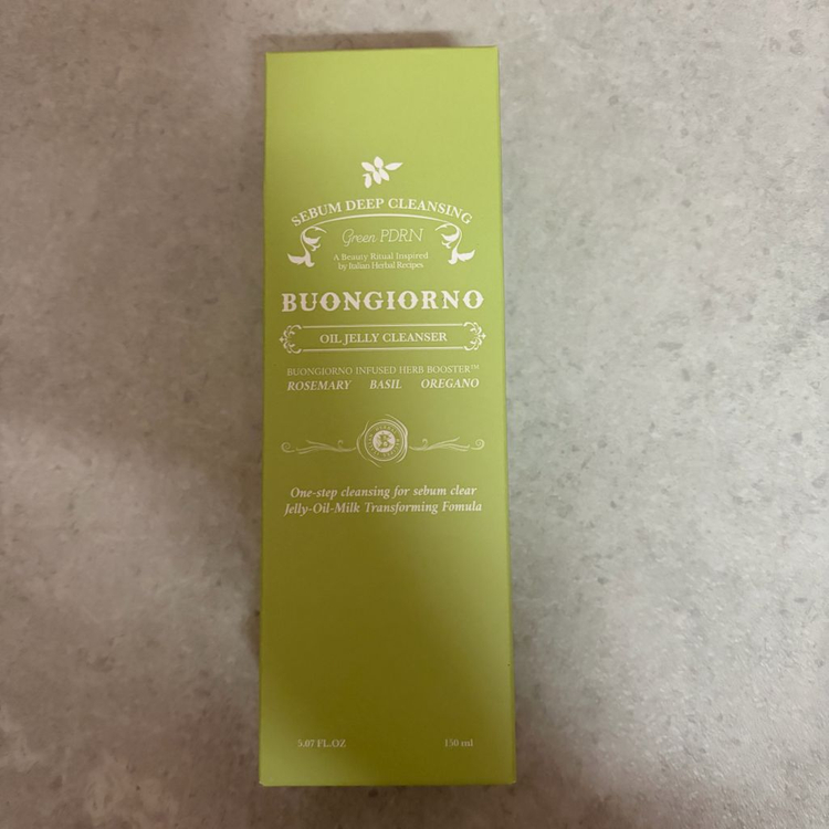새상품 본조르노 그린 PDRN 모공 블랙헤드 젤리오일 클렌져 이미지