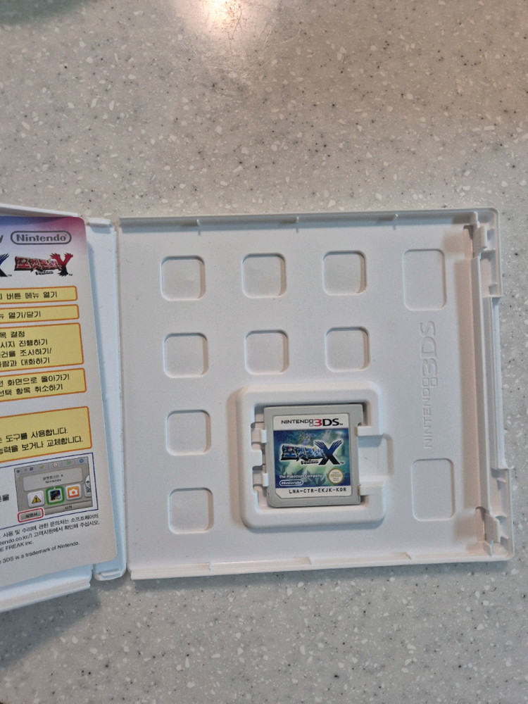 닌텐도3ds 포켓몬스터X곽칩 팝니다 이미지