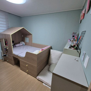 하우스형 아이 침대(집속의작은집 슈퍼싱글 수납침대) 이미지
